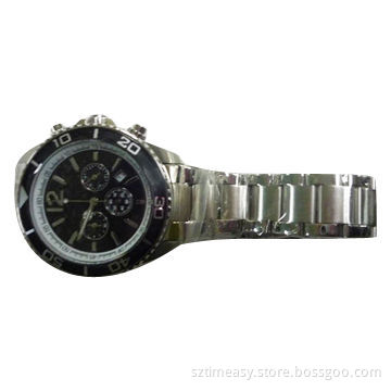 Newly Design Stainless Steel Watch, Made in Shenzhen Watch Manufacturer